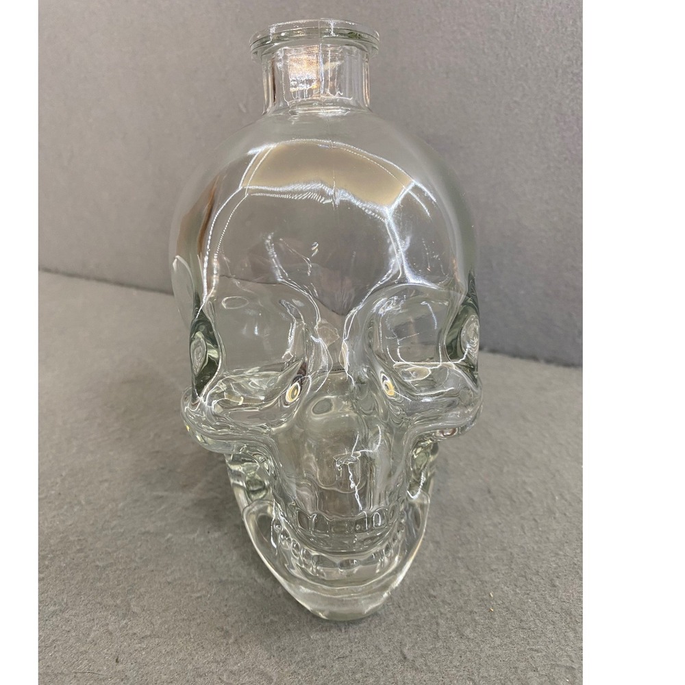 Crystal Head Vodka Empty Skull Glass Bottle 750ml Decanter Bar Decor Canada